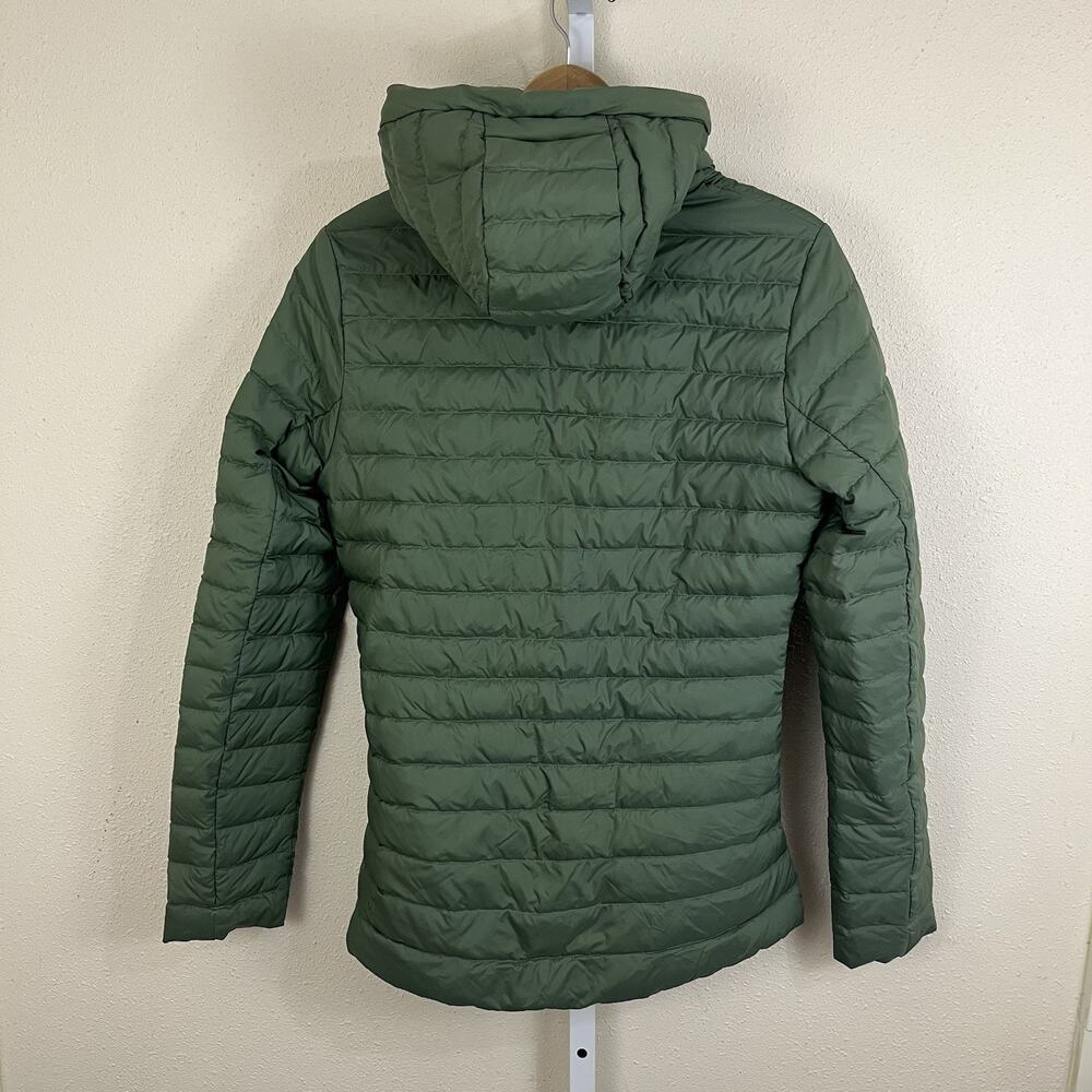 Lululemon Pack It Down 700 Fill Jacket Womens 8 Green Hooded Puffer Packable - Picture 6 of 8